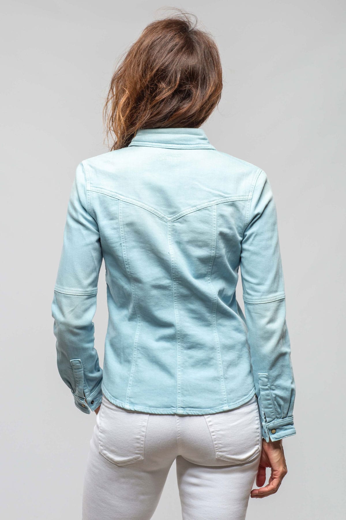 Sweetwater Denim Shirt In Washed Periwinkle - AXEL'S