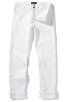 Tucson Selvedge Denim In Bianco - AXEL'S