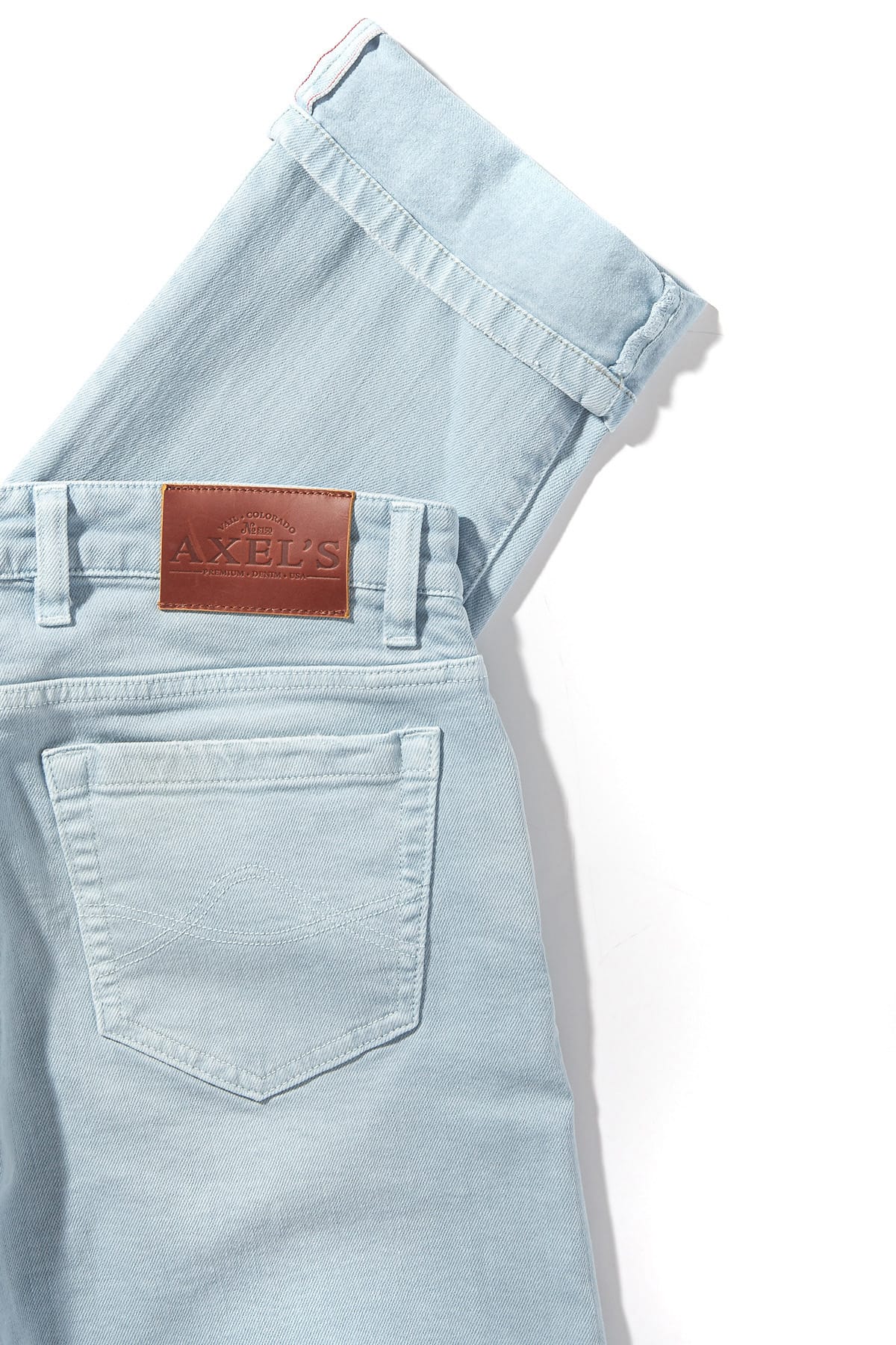 Tucson Selvedge Denim In Blue Ice - AXEL'S