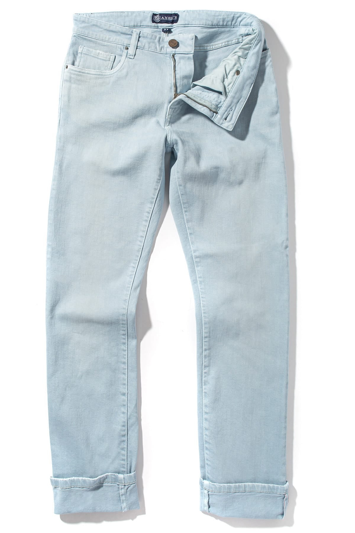 Tucson Selvedge Denim In Blue Ice - AXEL'S