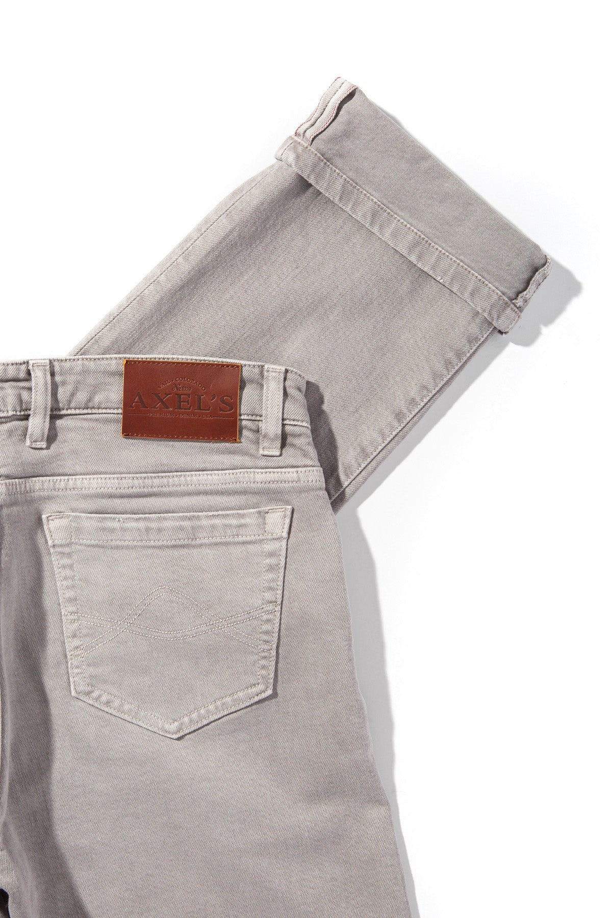 Tucson Selvedge Denim In Cenere - AXEL'S