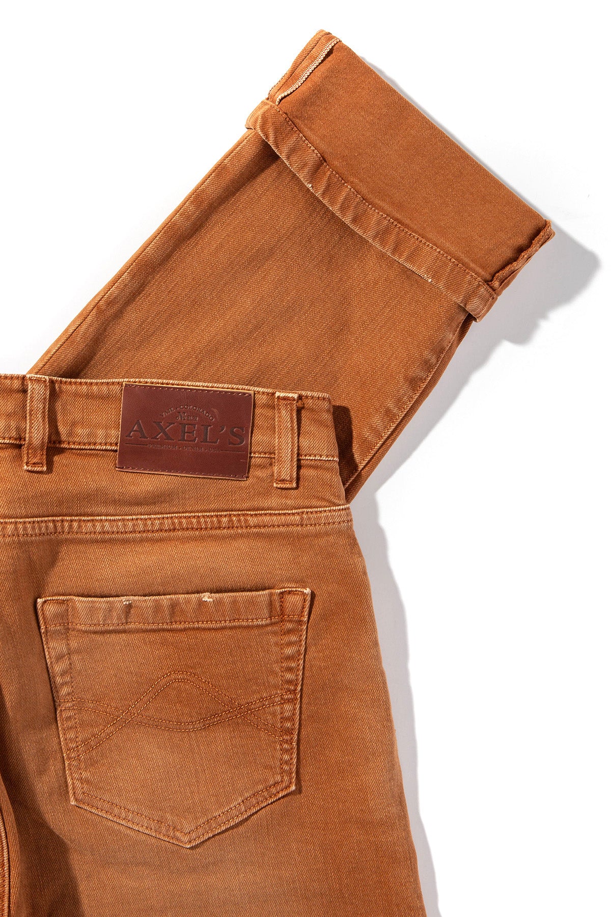 Tucson Selvedge Denim In Ginger - AXEL'S