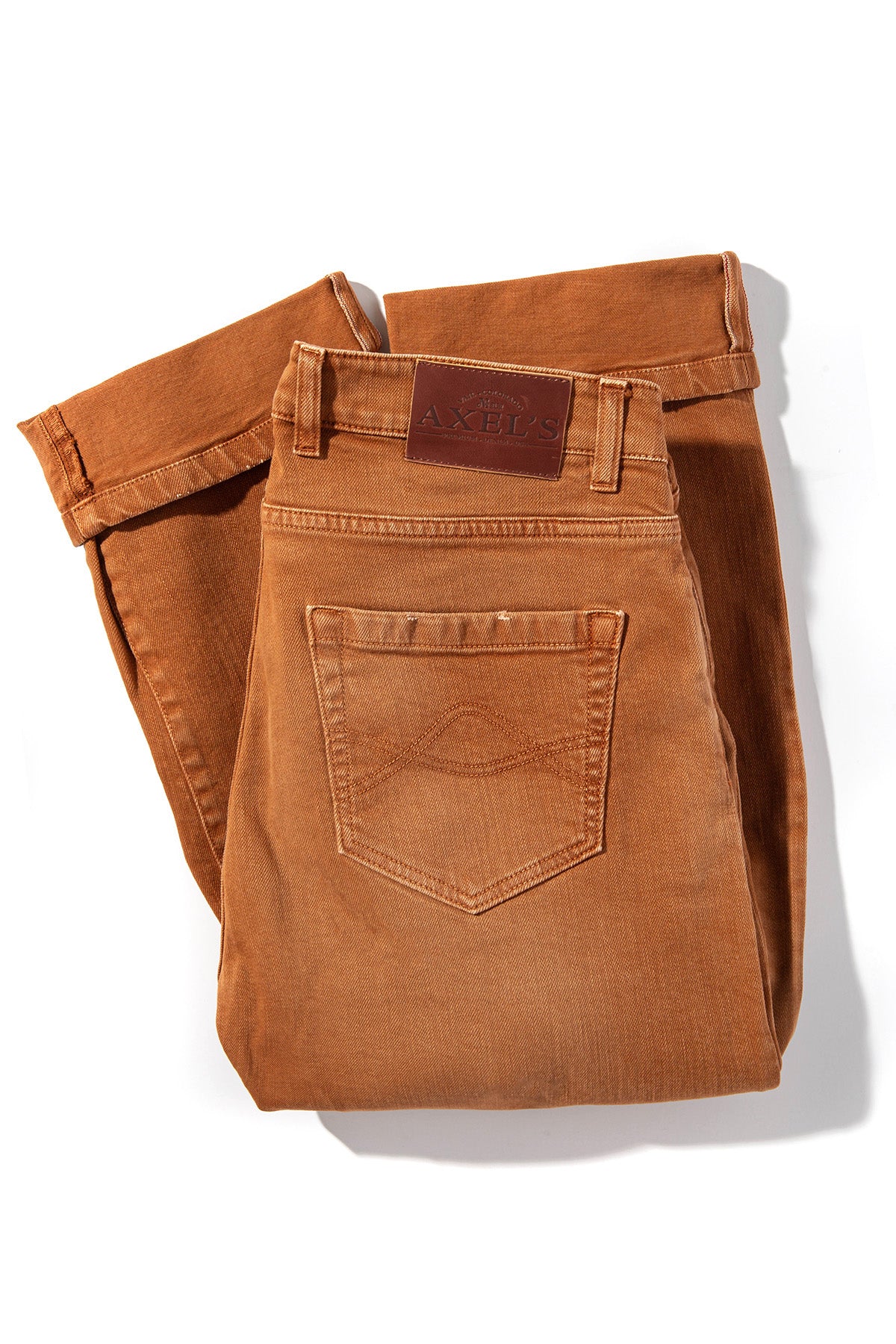 Tucson Selvedge Denim In Ginger - AXEL'S