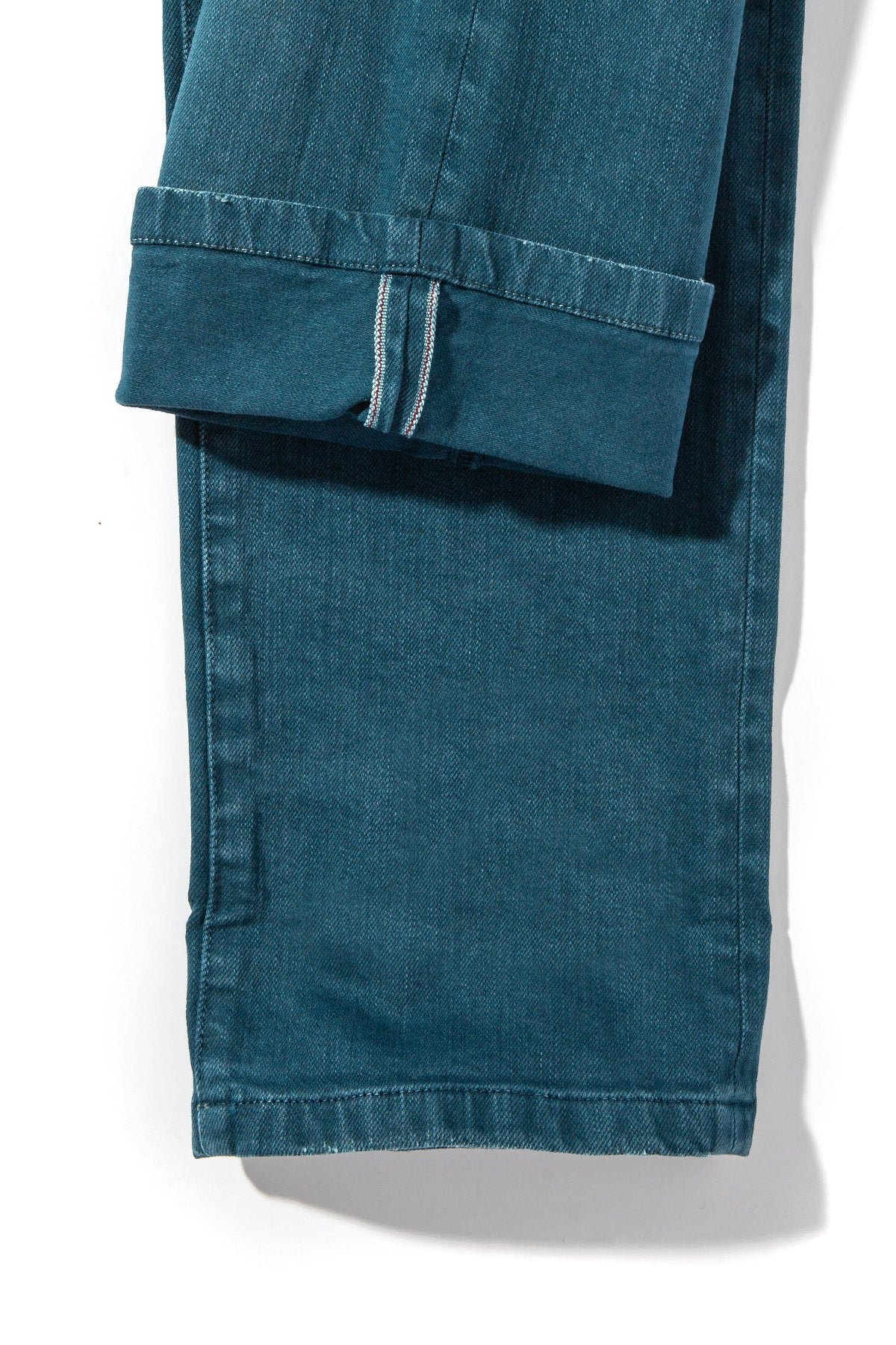Tucson Selvedge Denim In Petrolio - AXEL'S
