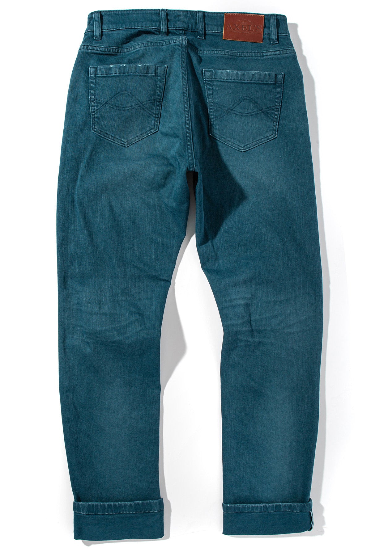 Tucson Selvedge Denim In Petrolio - AXEL'S