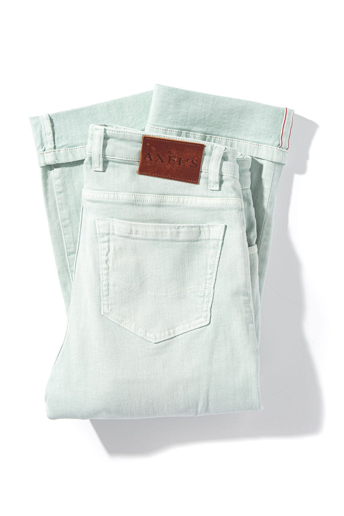 Axel's Premium Denim Tucson Selvedge Denim In Spearmint Mens - Pants - 5 Pocket