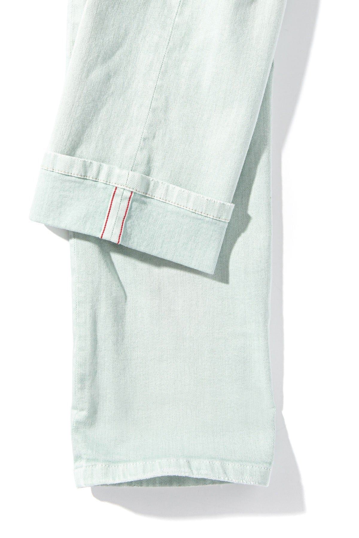 Tucson Selvedge Denim In Spearmint - AXEL'S