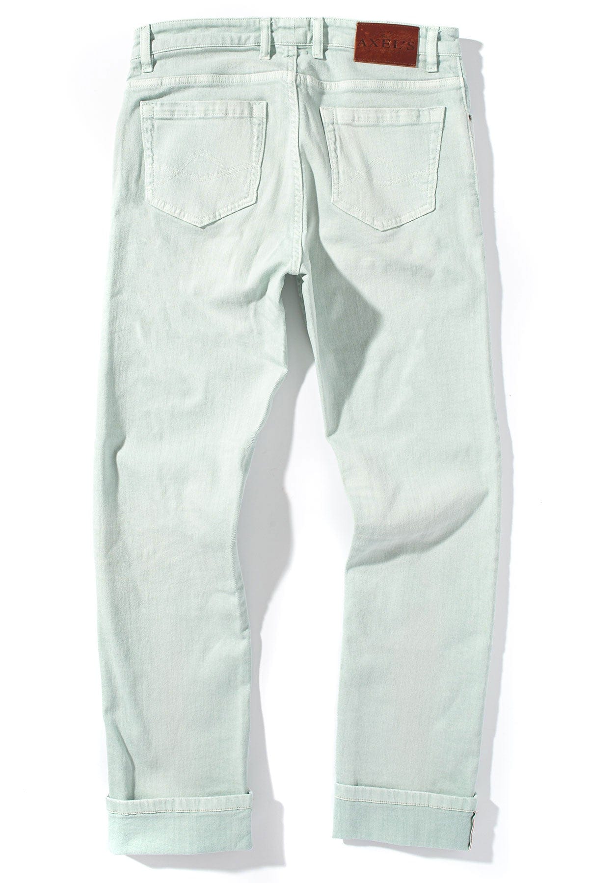Tucson Selvedge Denim In Spearmint - AXEL'S