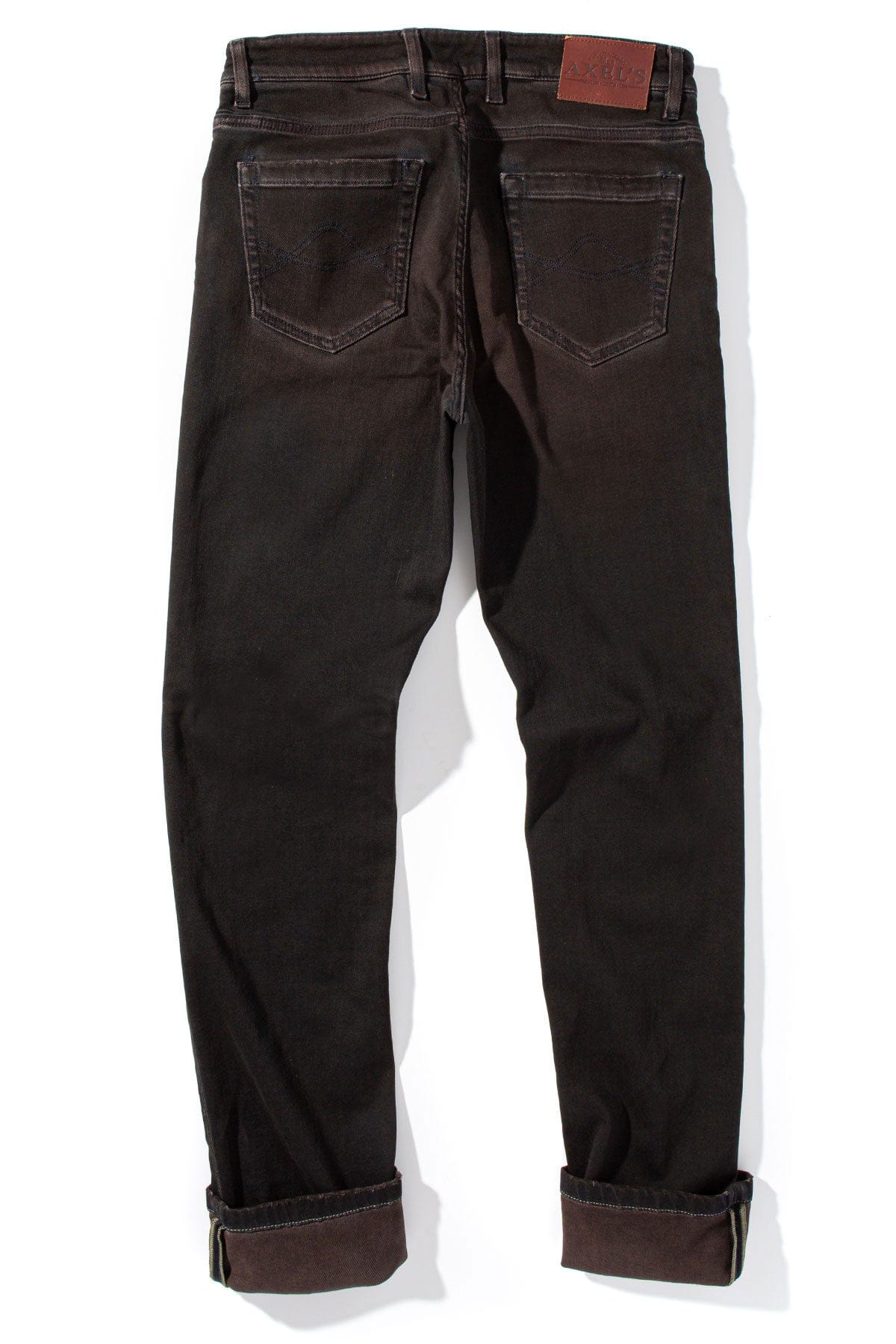 Axel's Premium Denim Waylon Over-Dyed Stretch Denim In Wenge Mens - Pants - 5 Pocket