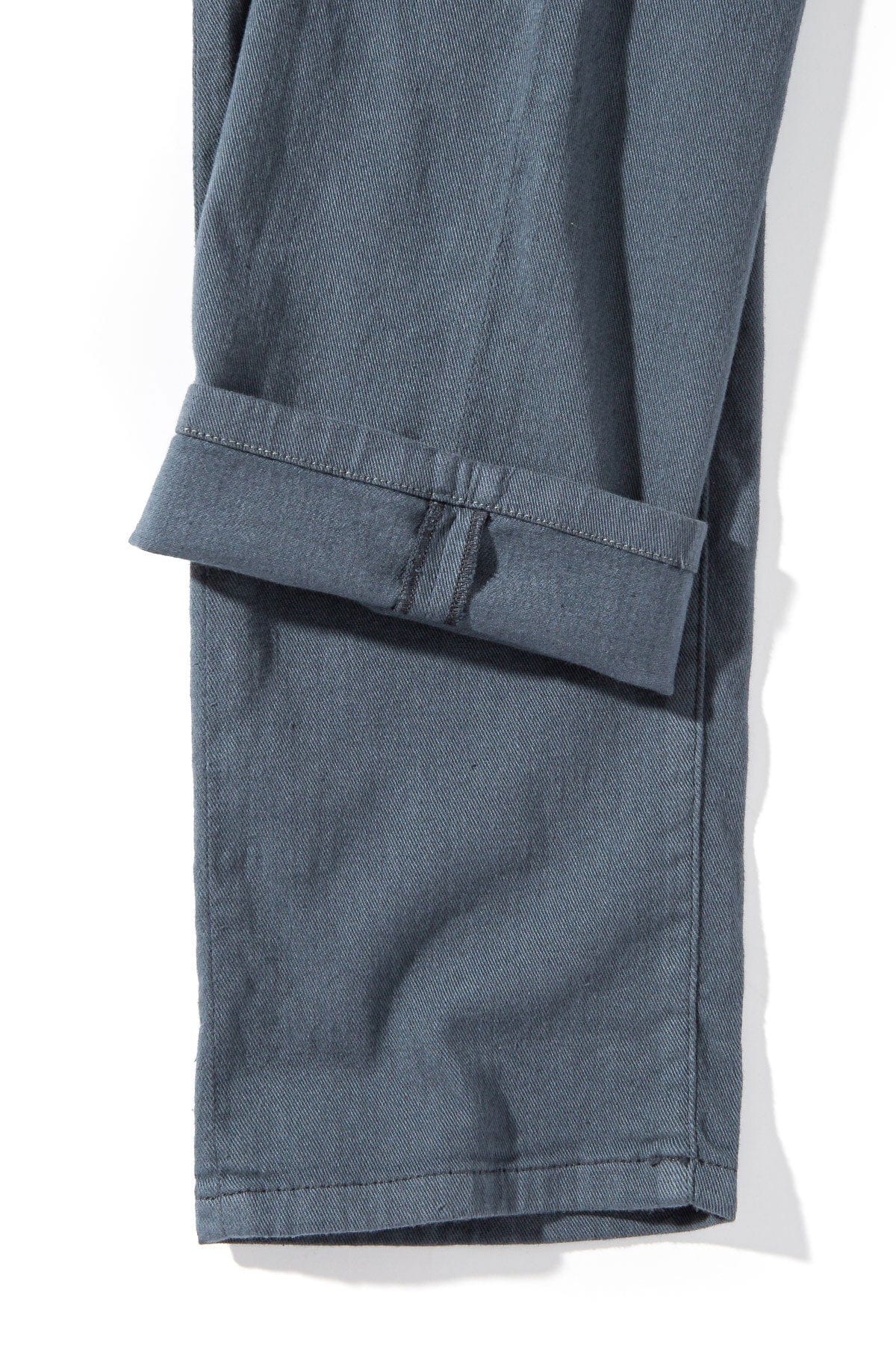 Axel's Premium Denim Winslow Cashmere Trouser In Acciaio Mens - Pants - 5 Pocket