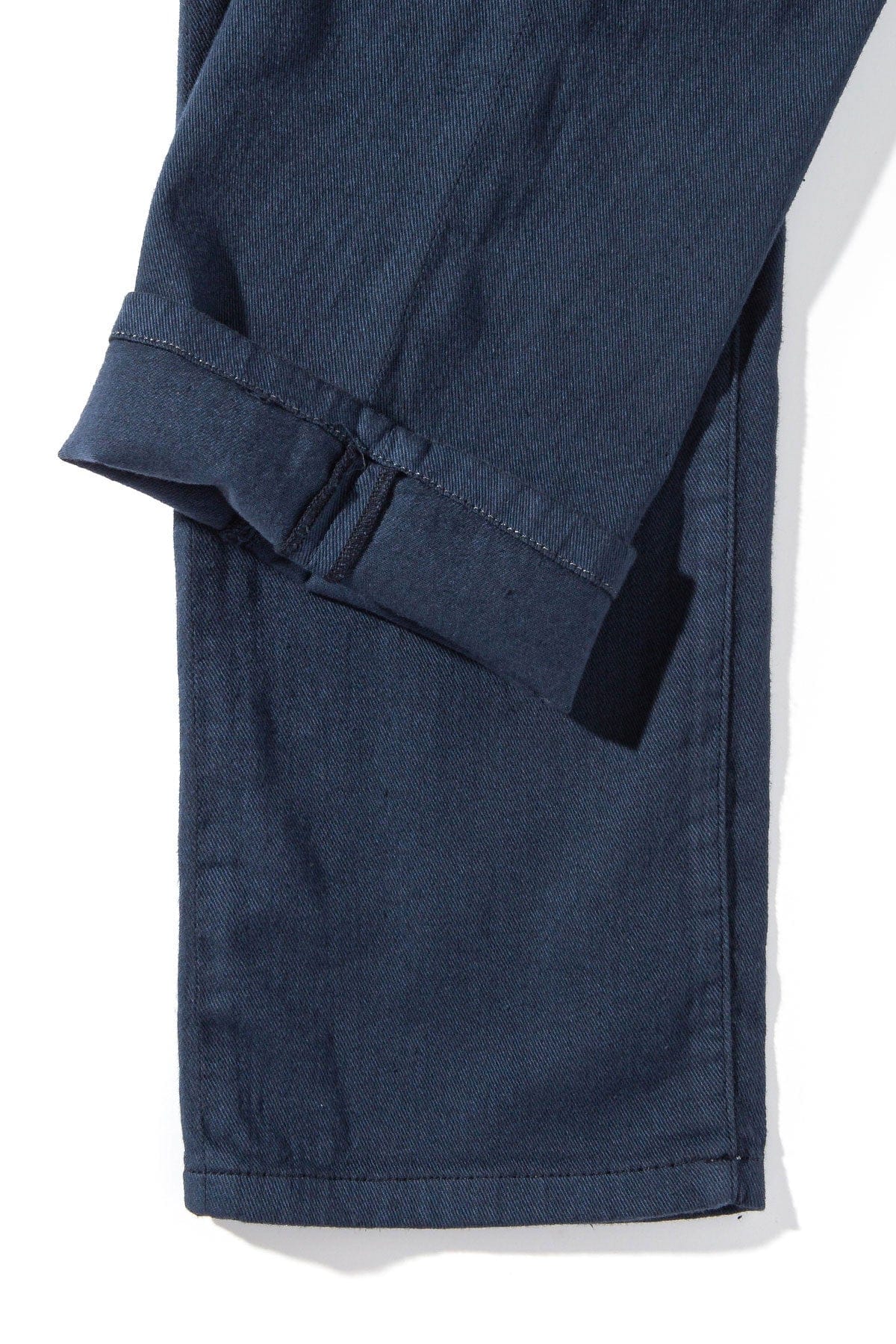 Axel's Premium Denim Winslow Cashmere Trouser In Blue Navy Mens - Pants - 5 Pocket