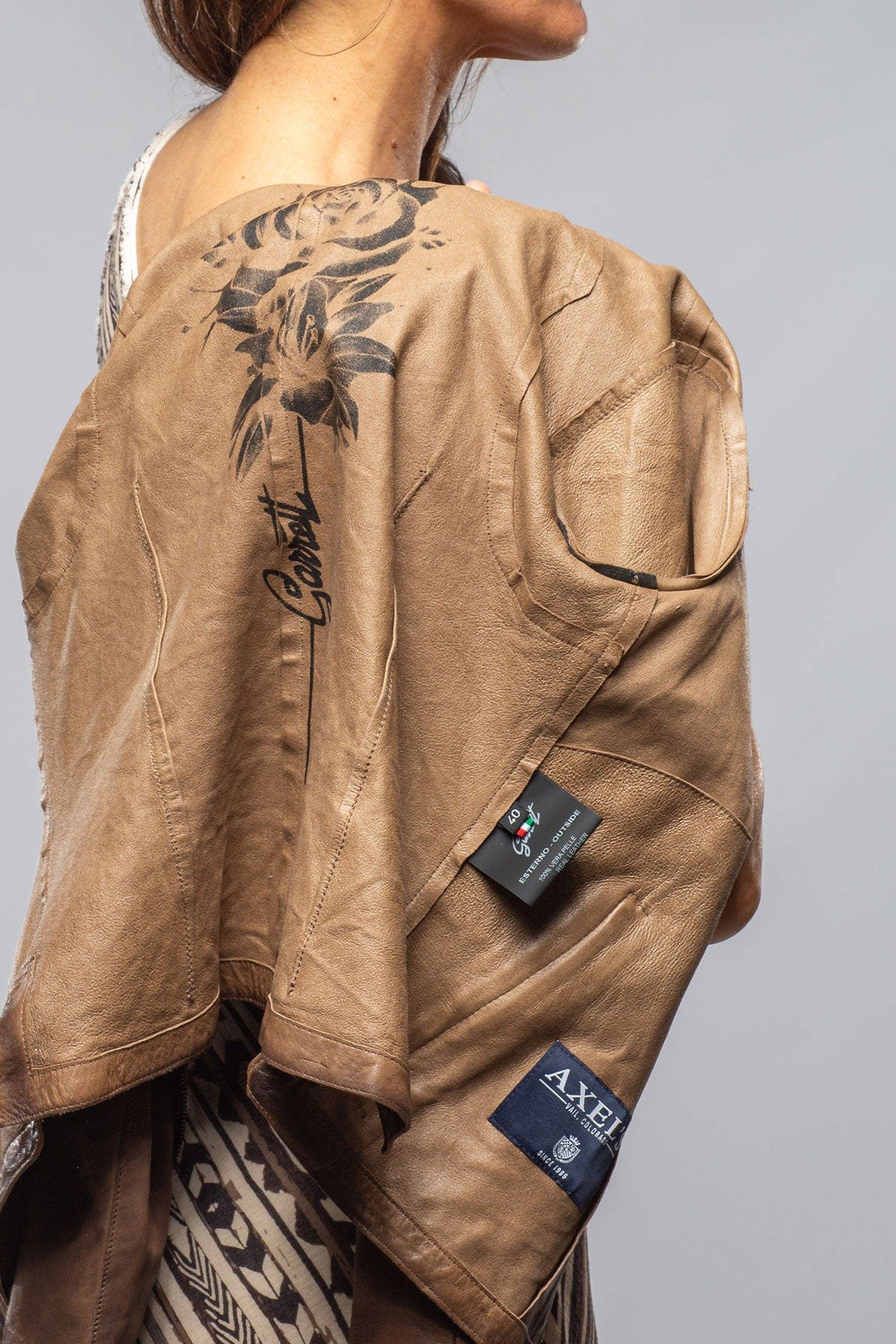 Mesquite Leather Moto In Brown - AXEL'S