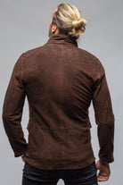 Suede 4 Pocket Jacket In Chocolate - AXEL'S