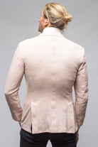 Giorgio Unconstructed Blazer In Salmon Melange - AXEL'S