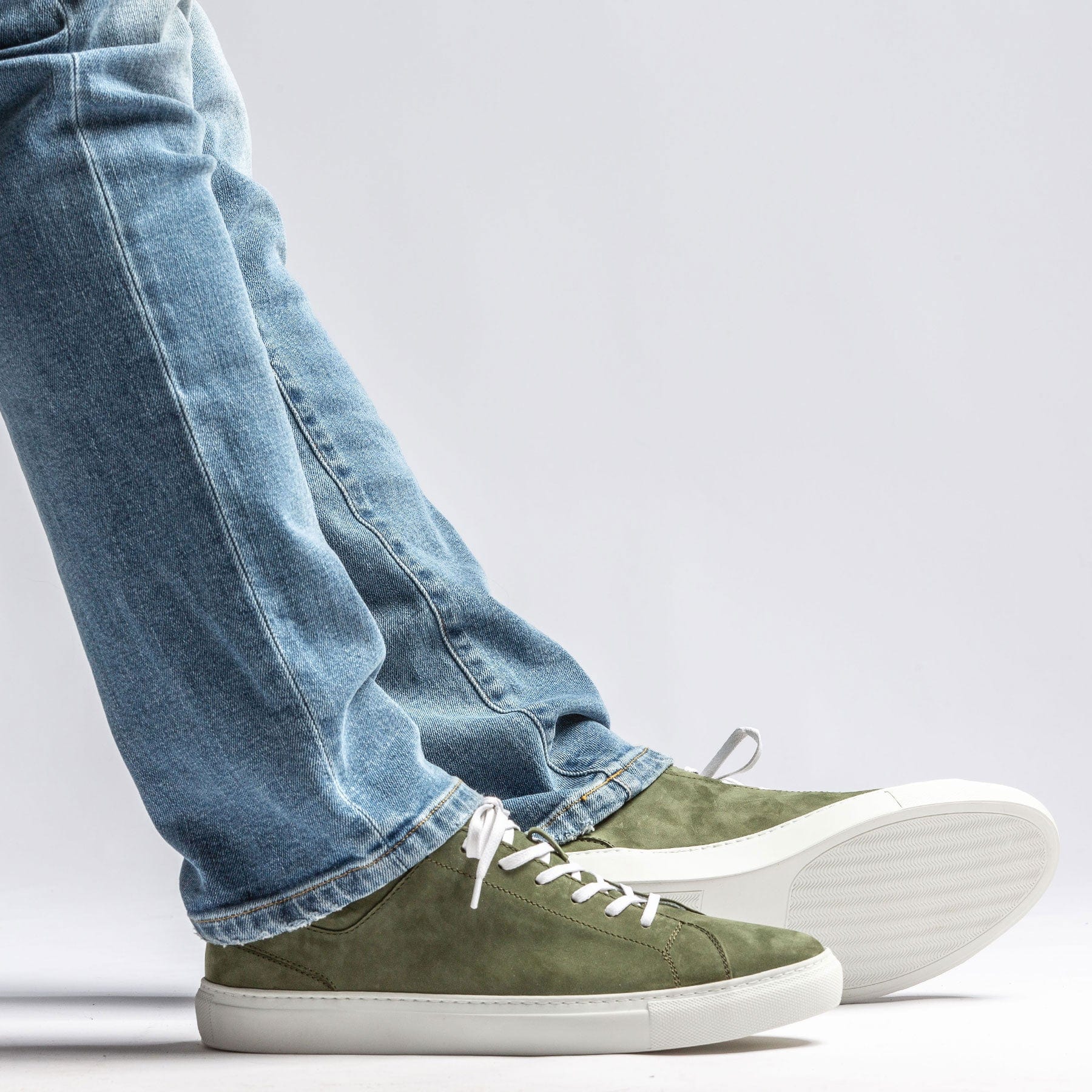 Vulcano Nubuck Sneaker Green - AXEL'S