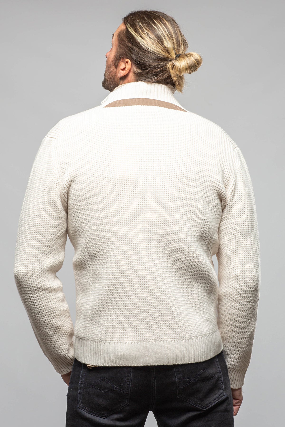 Axels-BDSR Armada Waffle Sweater In White Mens - Sweaters