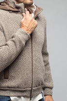 Axels-BDSR Massi Sweater Jacket In Grey and Beige Mens - Outerwear - Cloth