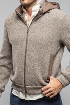 Axels-BDSR Massi Sweater Jacket In Grey and Beige Mens - Outerwear - Cloth