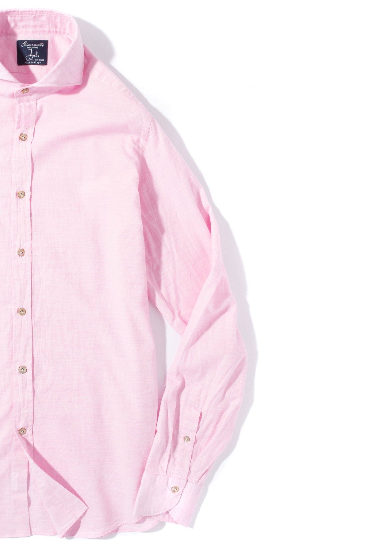 Diablo Cotton Shirt in Pink - AXEL'S