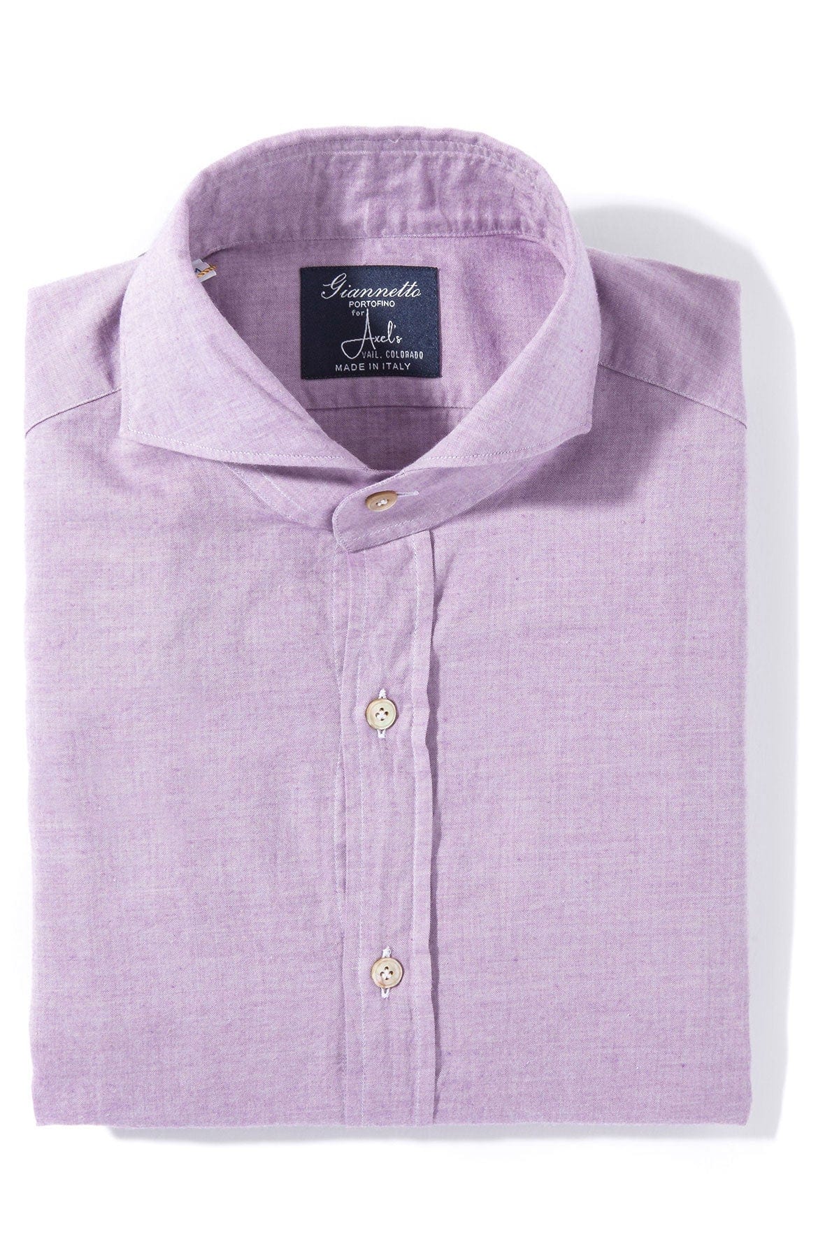 Diablo Cotton Shirt in Purple - AXEL'S