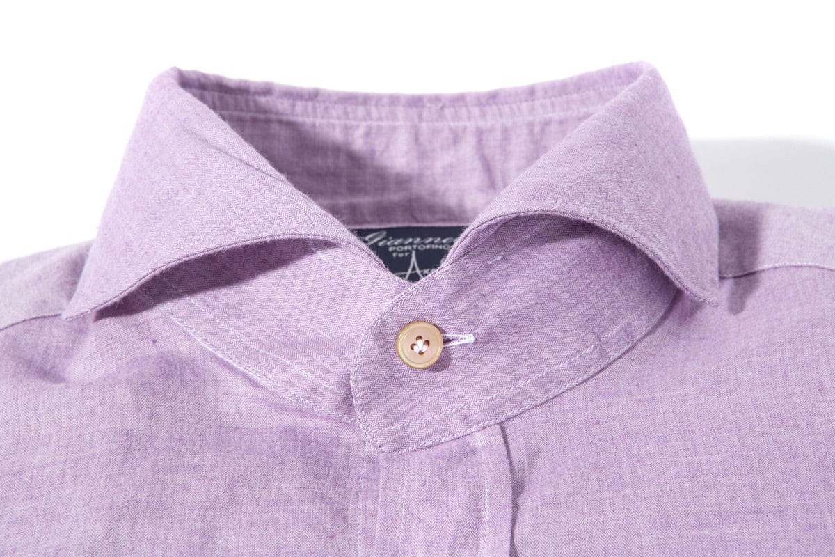 Diablo Cotton Shirt in Purple - AXEL'S