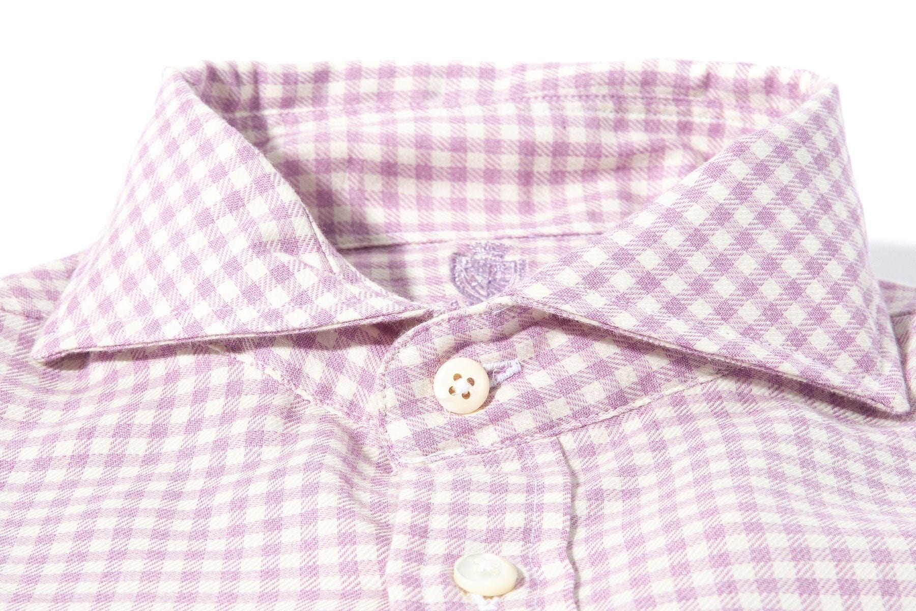 Targa Cotton Cashmere Shirt In Purple - AXEL'S