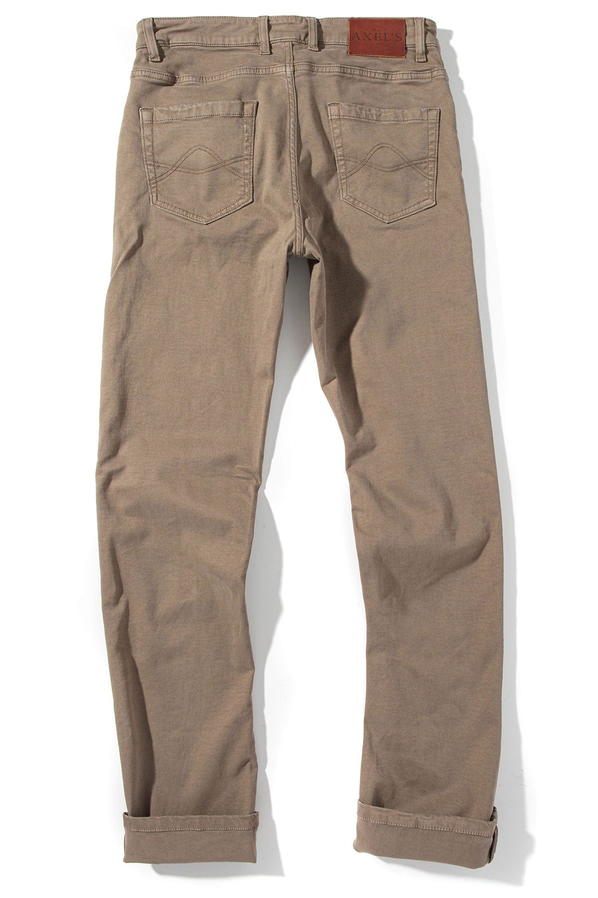 Colorado Soft-Touch Slim Jeans In Tortora - AXEL'S