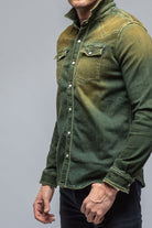 Roper Over-Dyed Western Snap Shirt In Ocra - AXEL'S