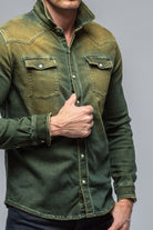 Roper Over-Dyed Western Snap Shirt In Ocra - AXEL'S