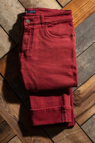 Tucson Selvedge Denim In Cherry - AXEL'S