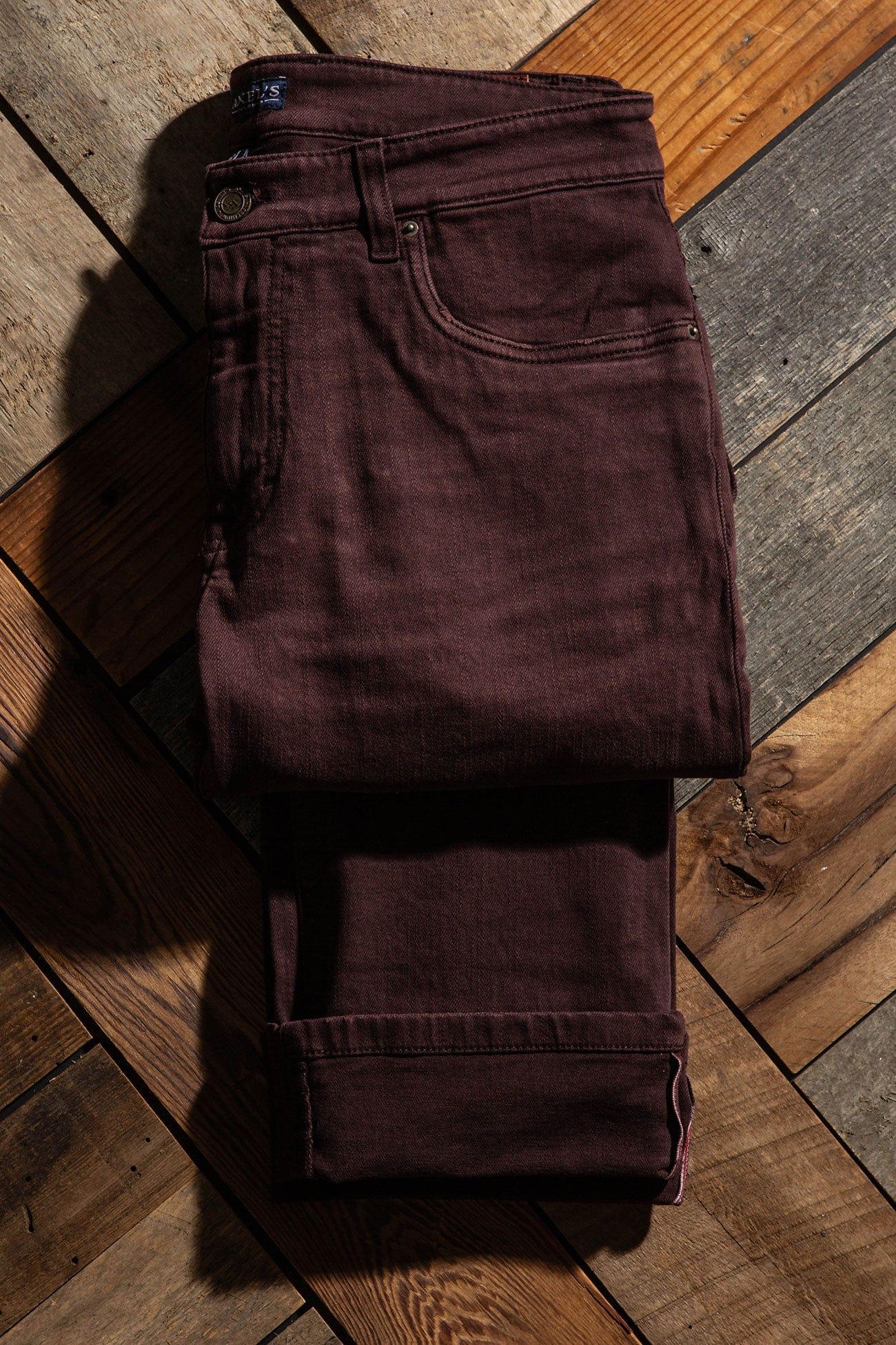 Axels Premium Denim Tucson Selvedge Denim In Mosto Mens - Pants - 5 Pocket