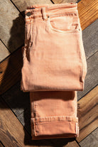 Tucson Selvedge Denim In Tangerine - AXEL'S