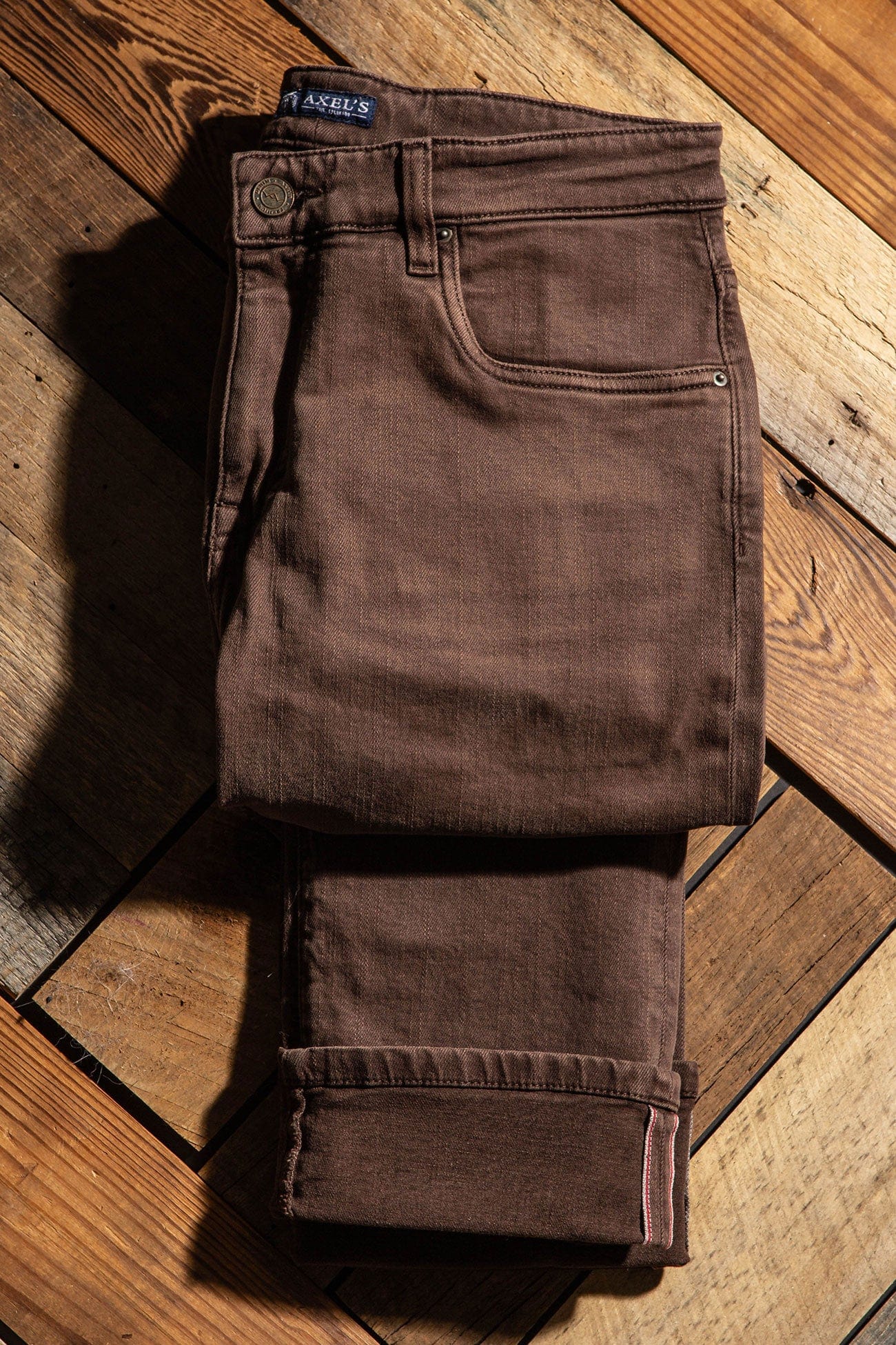 Axels Premium Denim Tucson Selvedge Denim In Wenge Mens - Pants - 5 Pocket