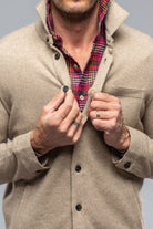Sooter Cashmere Shirt in Natural - AXEL'S