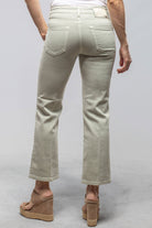 Francesca Cropped Jean In Sage - AXEL'S