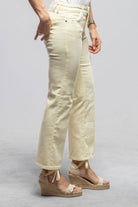 Francesca Cropped Jean In Yellow - AXEL'S