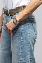 Oria Barrel Leg Jean In Salty Superbleached - AXEL'S