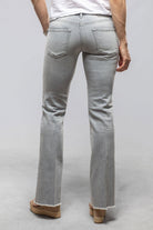 Paris Flared Fringe Jean In Sunbleached Grey - AXEL'S