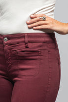 Tess Patch Pockets In Bordeaux - AXEL'S