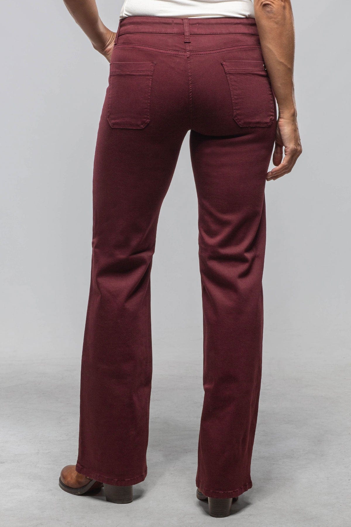 Tess Patch Pockets In Bordeaux - AXEL'S