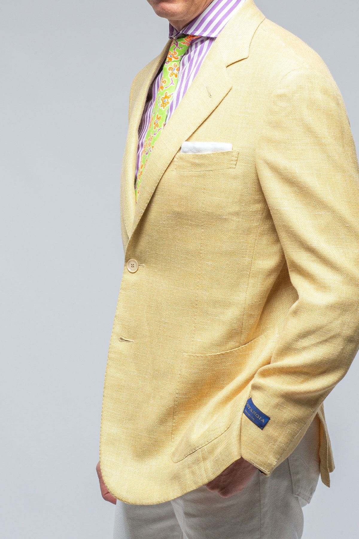 Trapani Sport Coat in Gold - AXEL'S