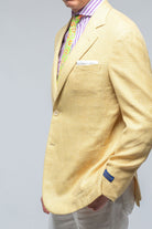 Trapani Sport Coat in Gold - AXEL'S