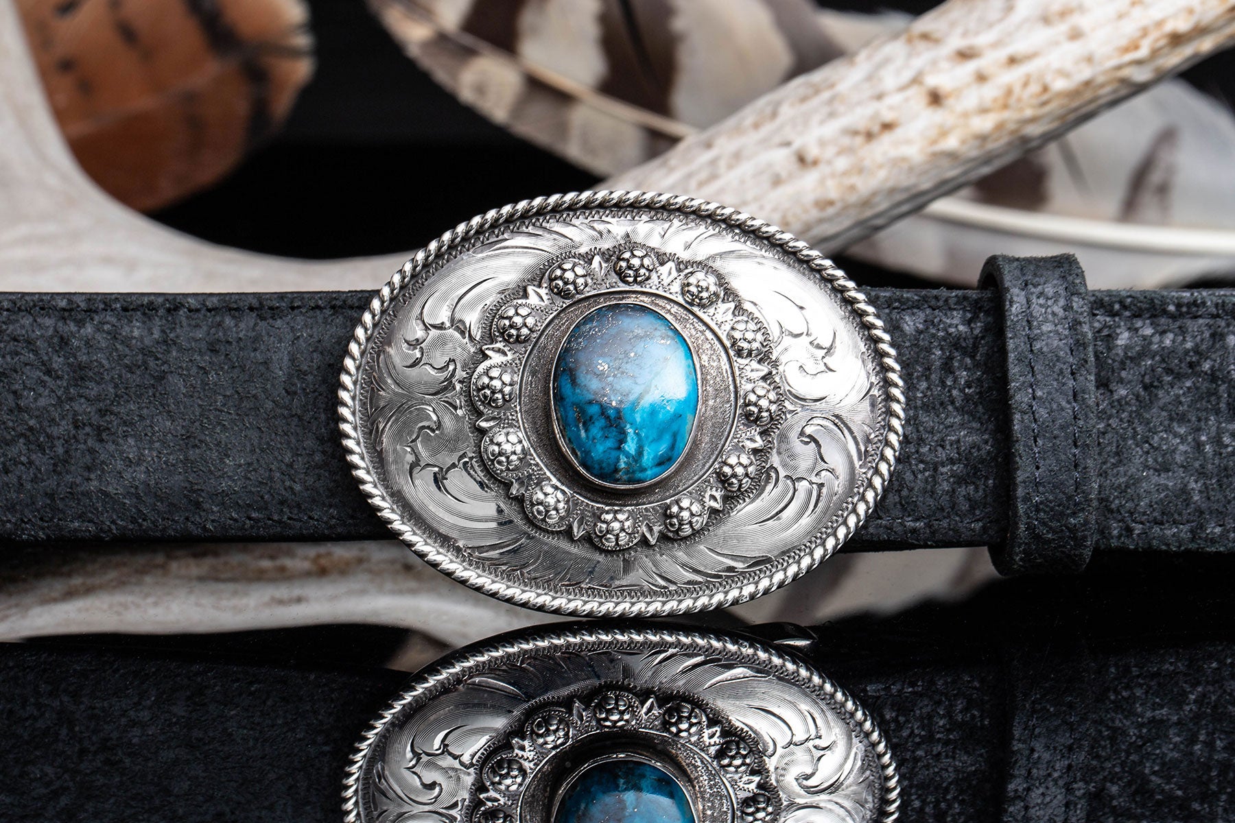 AQR50 Turquoise Trophy Buckle - AXEL'S