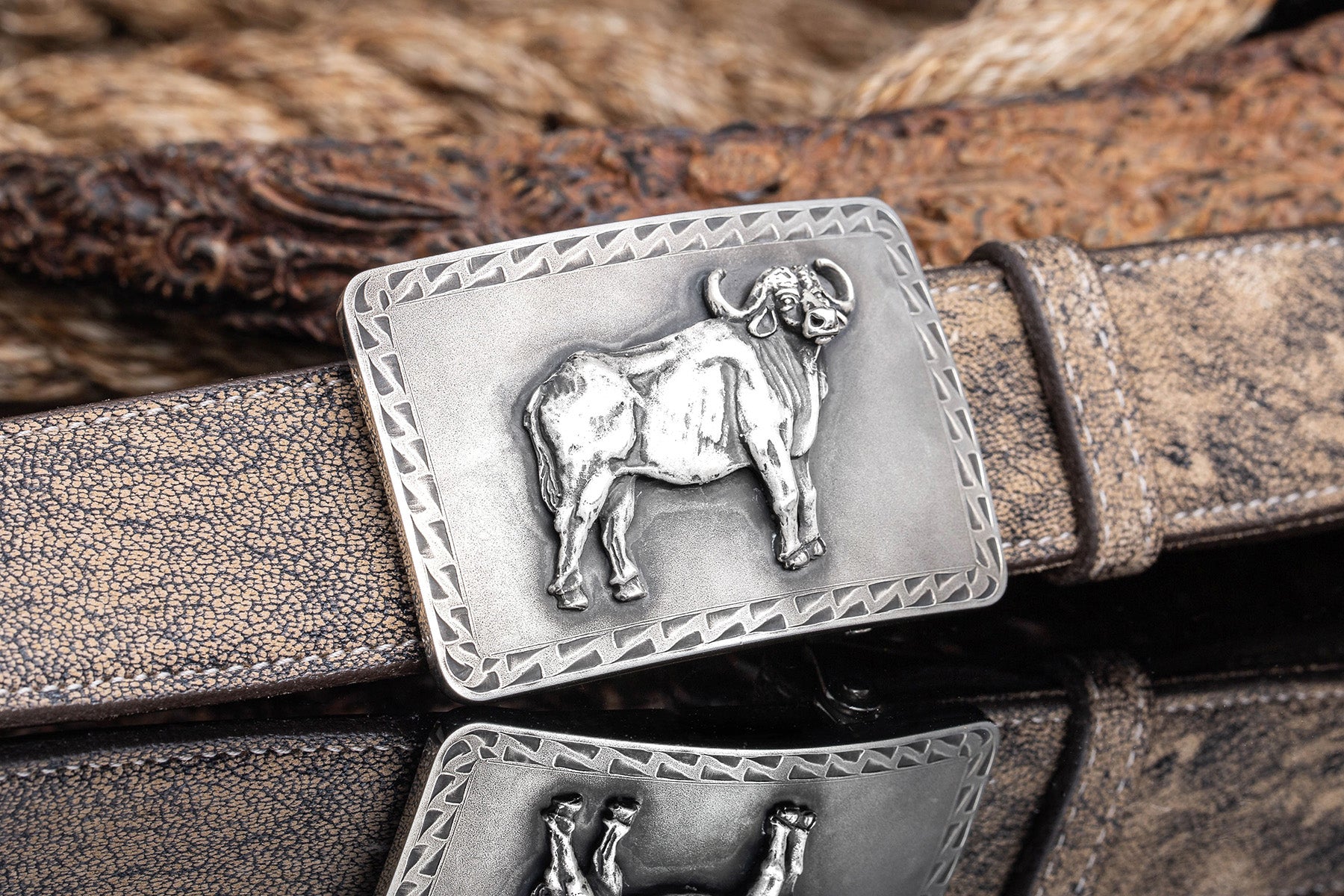 Mason Water Buffalo Buckle - AXEL'S