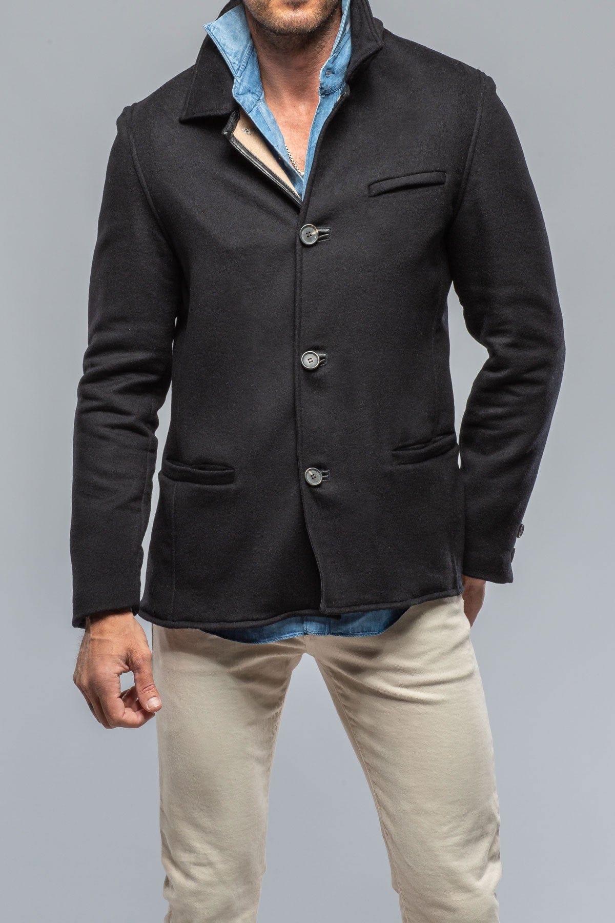 Men's Double Face Cashmere Overcoat