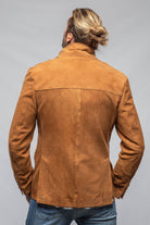 Maldito Suede Blazer In Cognac - AXEL'S