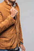 Maldito Suede Blazer In Cognac - AXEL'S
