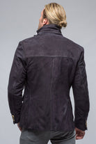 Maldito Suede Blazer In Navy - AXEL'S