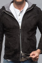 Reston Hooded Suede Jacket - AXEL'S