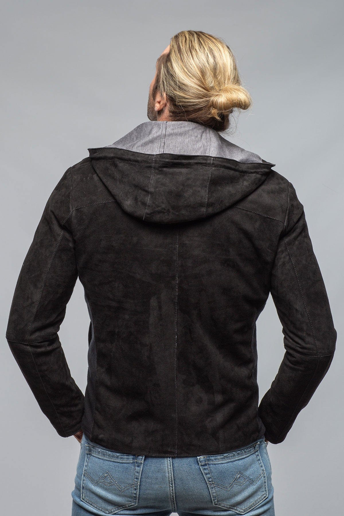 Reston Hooded Suede Jacket - AXEL'S